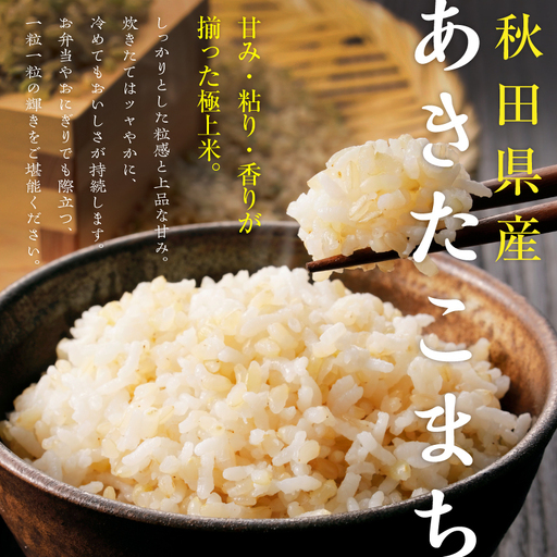 《先行予約》【3ヶ月定期便】玄米 令和8年産 あきたこまち 10kg 玄米