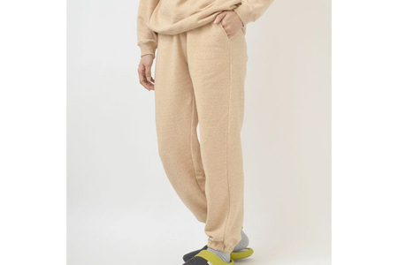 nayuta オーガニックコットン 裏起毛あったか スウェットパンツ ブラウン【L】ユニセックス 秋田県 大仙市