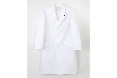 男子シングルドクターコート【M】白衣 メンズ PP-3300