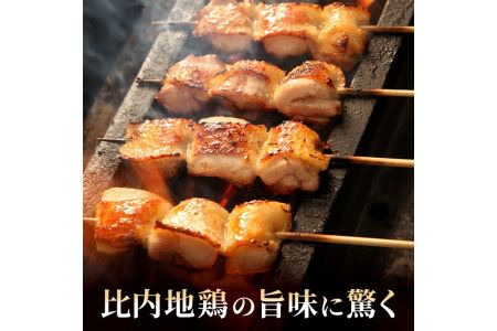 秋田県産比内地鶏肉 焼き鳥の定期便(30本×9ヶ月)(焼鳥 9ヶ月 もも肉 むね肉)