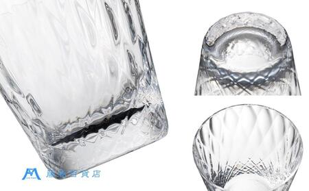 【藤巻百貨店】＜深川硝子工芸＞クリスタルグラス「GOKAN」クリア（ROCK WAVE）