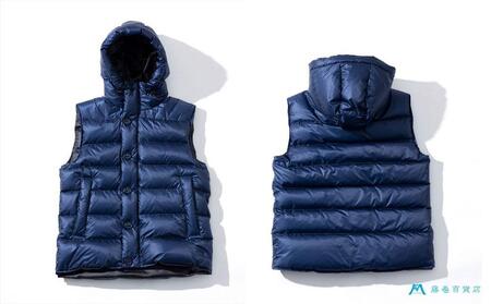 【藤巻百貨店】HOKKAIDODOWN×CENTENA （ネイビー Lサイズ）北海道ダウンベスト