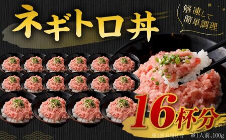 【2回定期便】ネギトロ まぐろたたき 合計1.6kg