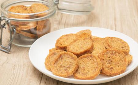   【犬のおやつ】厳選小樽産ホッケのホワイトフィッシュクッキー 135g (45g×3袋)