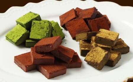 《冷凍》 北海道生チョコレート 4種 セット 約500g (約100g×5箱) 合計100粒 生チョコレート 生チョコ チョコレート チョコ ミルク ブラック ほうじ茶 抹茶 スイーツ 北海道 小樽市