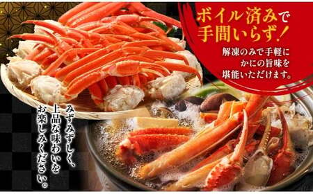 ズワイガニ 蟹脚 ボイル 約1kg 【otaru004】 カニ かに 蟹 カニ脚 蟹脚 カニ棒肉 海鮮 海の幸 ギフト お取り寄せ