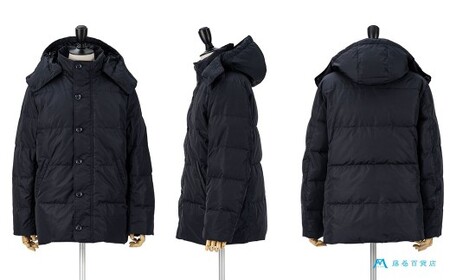 【Lサイズ】 【藤巻百貨店】 HOKKAIDO DOWN×CENTENA （ネイビー） 北海道ダウンコート L 【2026年12月上旬より順次発送】 ダウン ダウンコート コート ダウンジャケット 北海道 小樽市
