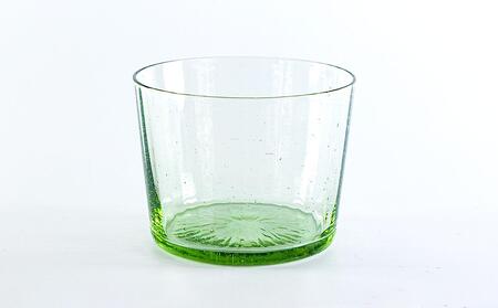 小樽 再生ガラス フリーカップ 約210ml 高さ6.2cm