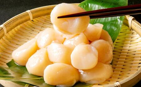 【357】北海道小樽よりお届け! 北海道産 急速冷凍 刺身用帆立 H0080420