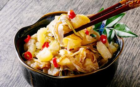 【448】北海道小樽よりお届け! 小分けパック 白醤油松前漬けセット H0080433