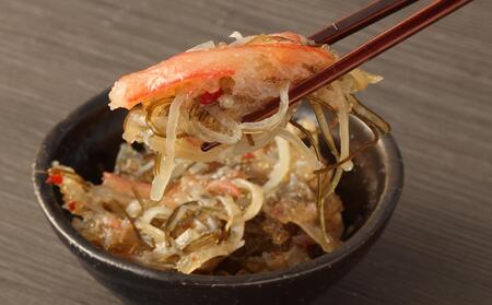 海鮮4種の 松前漬け セット 合計650g (数の子・帆立・つぶ・かに)