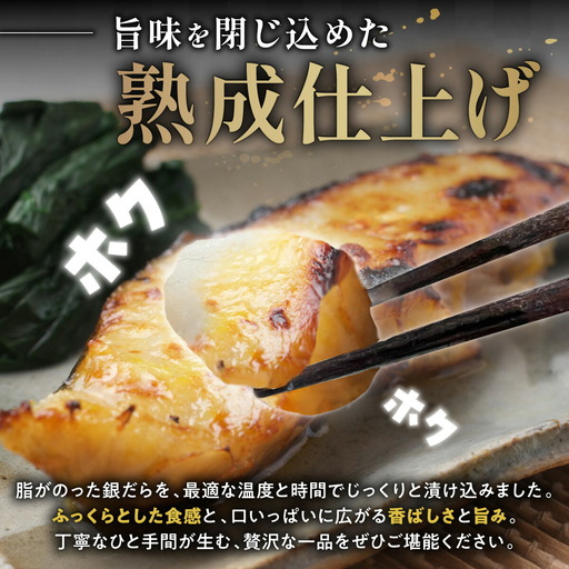 【3ヶ月定期便】銀だら 西京漬け 8切【mk-0081-tk】