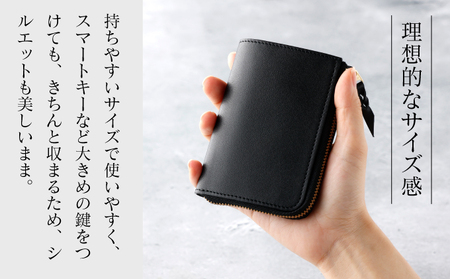 牛革キーケース 赤