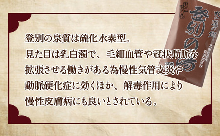 北海道遺産　登別地獄谷　「天然湯の素　登別の湯」　20包入り