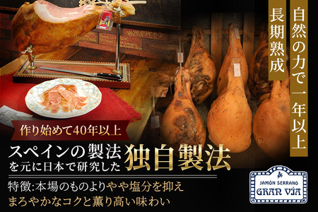 田沢湖自然ファームの グランビア自家製生ハム 40g×4 計160g