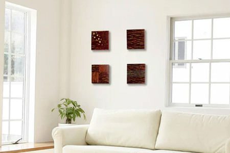 角館樺細工《あゆわら》壁掛け 桜皮細工（かばざいく）さくら