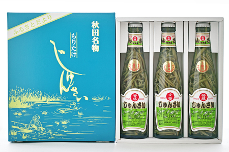 上級じゅんさい水煮瓶詰め 3本