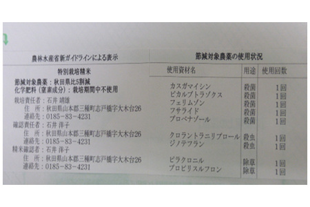 洋子の あきたこまち 特別栽培米 9kg(3kg×3袋) 秋田県産 一等米 【白米】 令和5年産