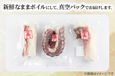 白神タコ ボイル 約1kg(2~3パック)冷凍 秋田県八峰町沖産