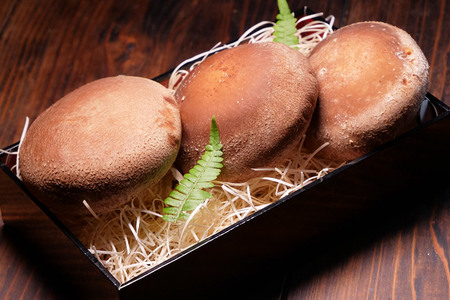 秋田県八峰町産 ブランド椎茸「黒椎茸」3個入×2パック(約540g)