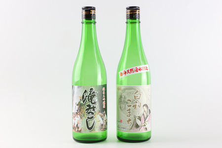 日本酒 世界遺産白神山系の地酒2本セット「滝みこし」「白神こまち」各720ml