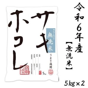 新米予約受付開始!サキホコレ 10kg(5kg×2袋) 無洗米 令和6年産 11月初旬～発送予定【配送不可地域：離島・沖縄県】【1549405】