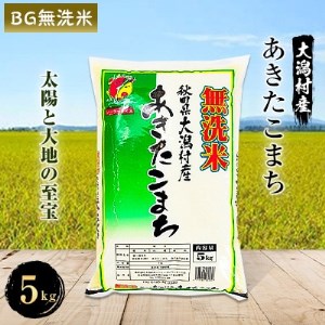 2022年12月発送開始『定期便』大潟村産の美味しい「あきたこまち無洗米5kg」全3回【5081065】