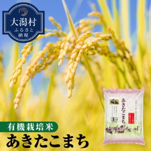 【令和6年産】大潟村産あきたこまち有機栽培米5kg (胚芽米)【配送不可地域：離島・沖縄県】【1353154】