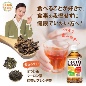 【定期便：10回（隔週発送）】からだすこやか茶W+ 350ml×24本【38004601】