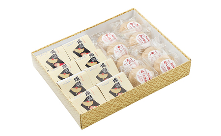バターケーキ「端縫」8個・「そばまんじゅう」8個［菓子舗 木村屋