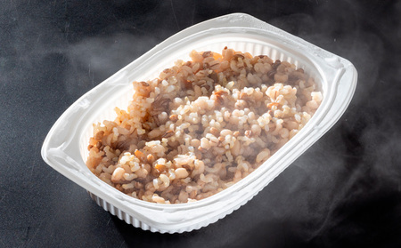 【定期便2回】やまがた雑穀玄米パックごはん 150g×9個 (つや姫・スーパー大麦・もち麦 3種ブレンド) ラベルレス 訳あり 山形 パックライス 備蓄 保存 パックライス FY25-175