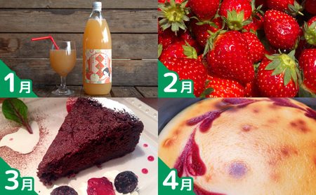 【定期便12回】老舗やまや園のうんまい山形１年間定期便 FY25-255