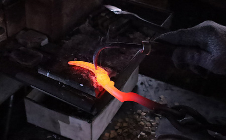 【飛庄】青紙鋼仕様　ろう付けA型 200mm FY22-383