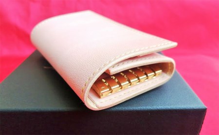 紅花染めサドルレザーキーケース FY23-209