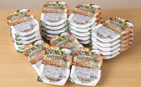 【城北麺工】スーパー大麦 もち麦・玄米ごはん 24個 FZ22-324