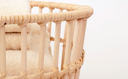 籐かご ハイルシリーズ Round-100【山形エクセレントデザイン賞受賞】 FZ23-066