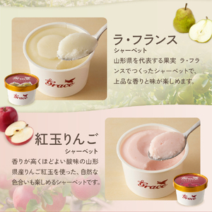 山形ジェラート 12個 詰合せ ( 6種類 各 2個 100ml /個 ) ジェラート アイス ジェラートマエストロ