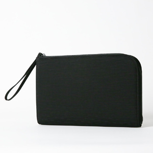 米沢織 メンズ クラッチバッグ L サイズ フォーマルバッグ ブラック 黒 バック メンズ用 日本製 冠婚葬祭 式典 入学式 卒業式 入園式 卒園式 ハンドバッグ 弔事 ブラックフォーマル 山形県 米沢市