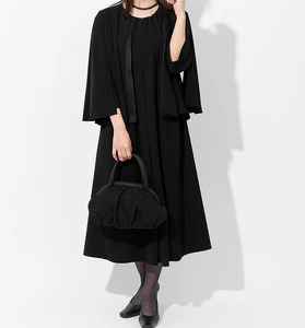 【米沢織】軽くてストレスフリー インナーマグネット仕立てのソフトフォーマルバッグ バック 軽量 日本製 冠婚葬祭 式典 入学式 卒業式 入園式 卒園式 ハンドバッグ 弔事 ブラックフォーマル 山形県 米沢市