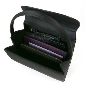 【米沢織】持ち手ふっくら インナーマグネットでストレスフリーなフォーマルバッグ 日本製 冠婚葬祭 式典 入学式 卒業式 入園式 卒園式 ハンドバッグ 弔事 ブラックフォーマル 山形県 米沢市