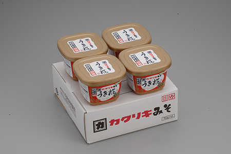 《塩分控えめ》うき糀味噌 4個入（1個750g） 国産大豆・国産米100％使用 [027-F004]