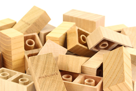 木製ブロック もくロック 34ピース [014-003-01]