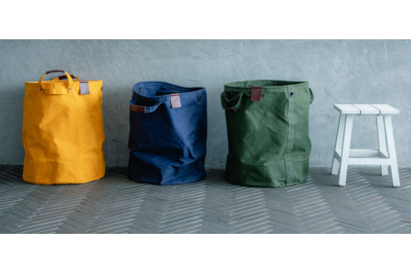 ふるなび限定 Safu Pail Bag ペールバッグ Mサイズ イエロー 国産帆布 エコバッグ バケツバッグ Fn Limited 山形県米沢市 ふるさと納税サイト ふるなび