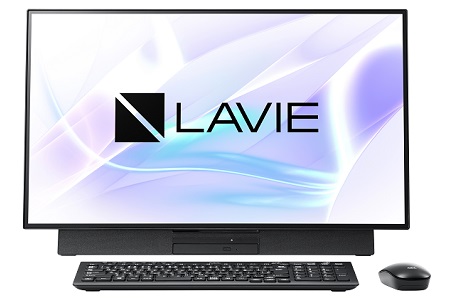 【2019春モデル】 NEC LAVIE Direct DA(S) 23.8型ワイド LED IPS液晶一体型デスクトップPC（ファインブラック）（Windows10） 055DA(S)-01