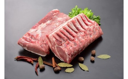 山形県産 豚肉 ブロック肉 ( 豚ロース ) 4kg (約 2kg×2袋) 冷蔵 [030-J012-01]