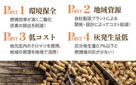 木質ペレット20kg（10kg×2袋）【市制施行20周年記念返礼品】　株式会社 渡会電気土木