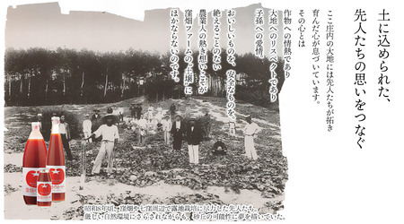 窪畑のトマトジュース　500ml ×2本セット　ギフト箱入り　【市制施行20周年記念返礼品】　株式会社山本組　K-750