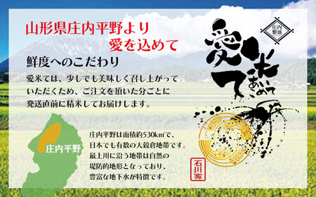 【令和7年産】雪若丸　10kg（5kg×2袋）　山形県鶴岡市産　愛米て