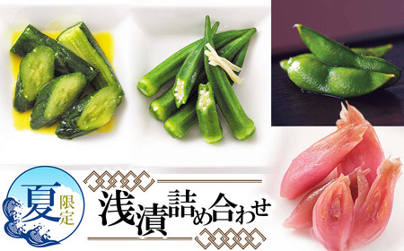 【令和8年発送 先行予約】 夏限定！　浅漬詰合せ　［K-723］ 株式会社 本長