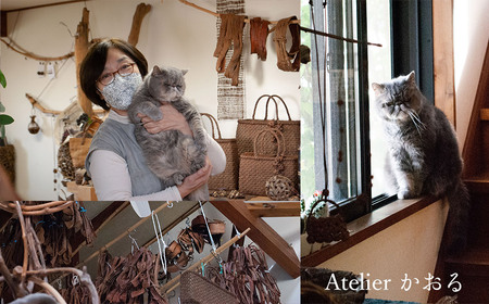 猫のおもちゃ またたびボール（またたびの実入り）3個セット　アトリエかおる